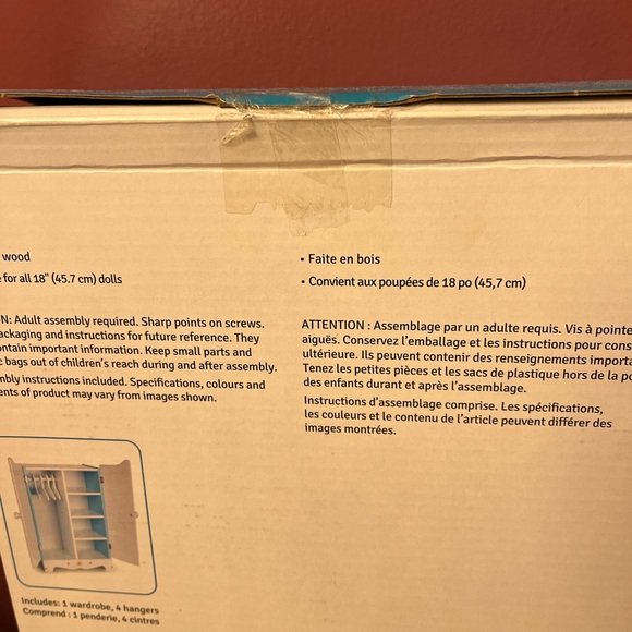 Doll wardrobe brand new - Picture 3 of 4